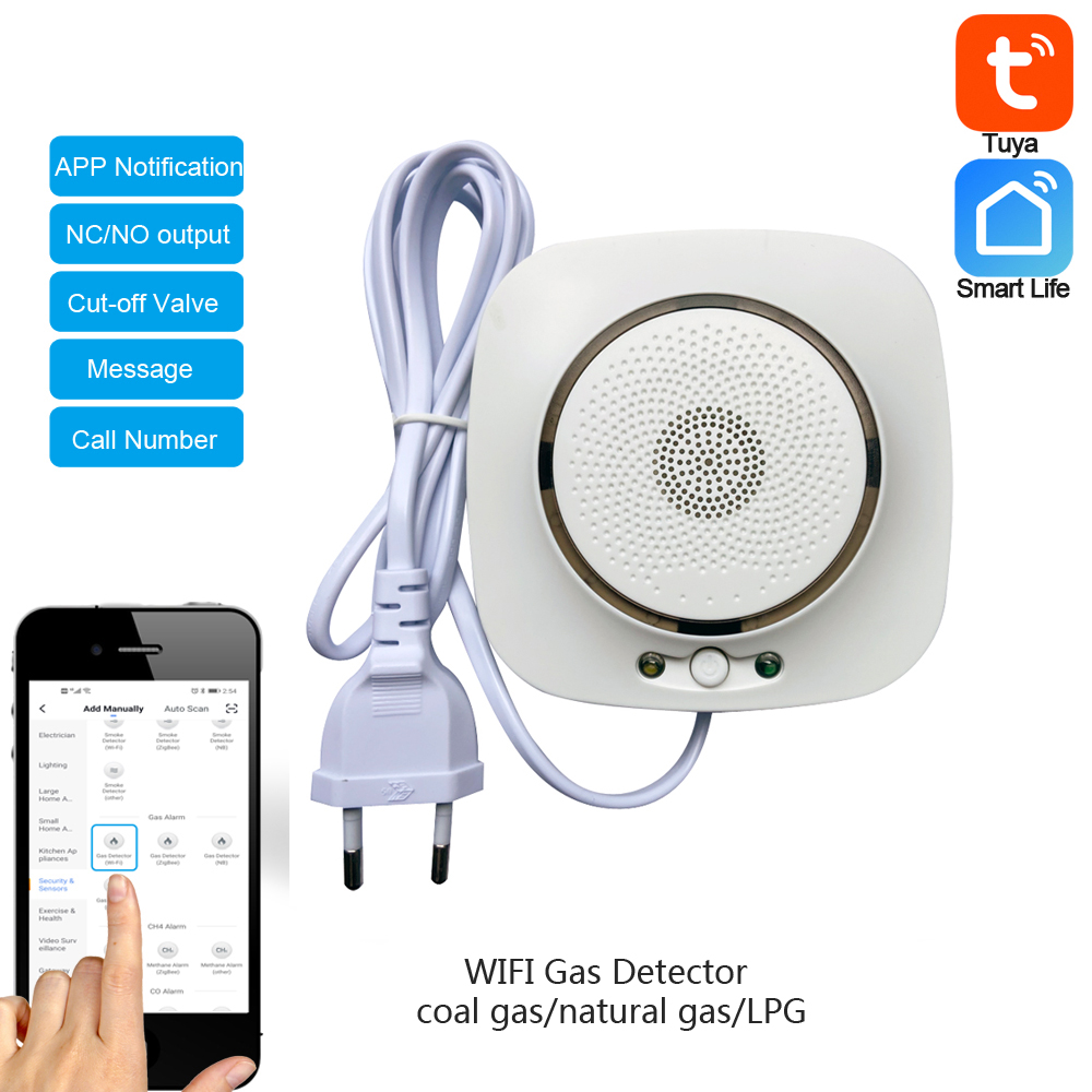 Wifi Smart Plug - 90-220Vac AB Tak WIFI Doğal Gaz