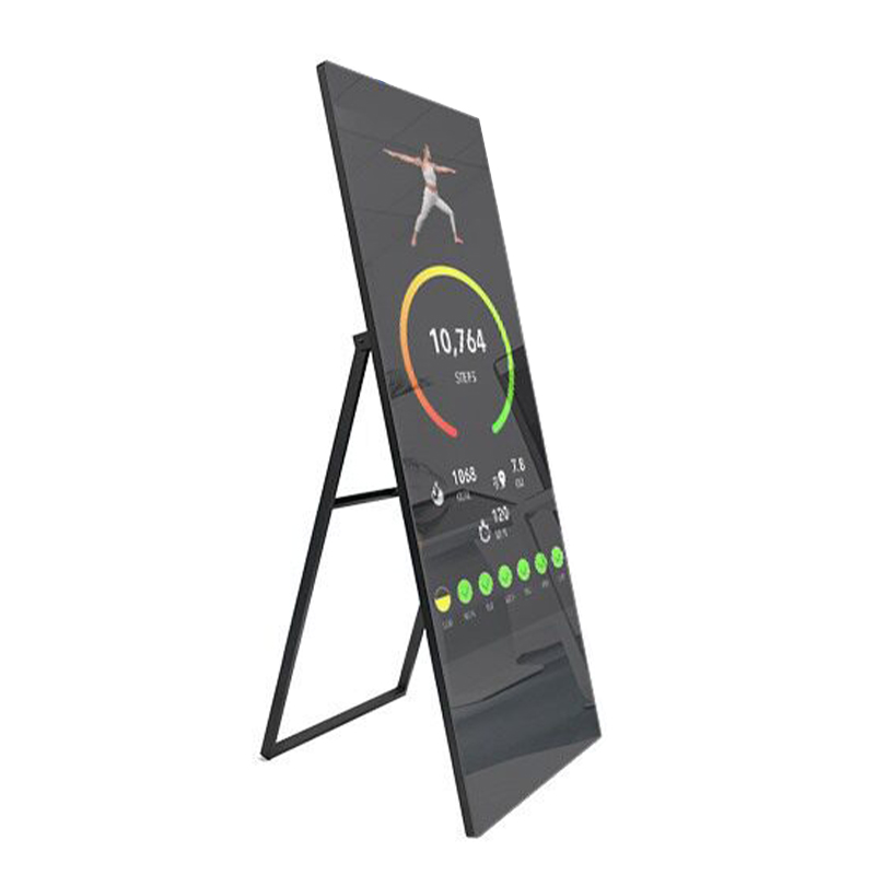 Smart Home Gym Mirror - Akıllı Fitness Aynası, İnteraktif Dokunmatik Panel,