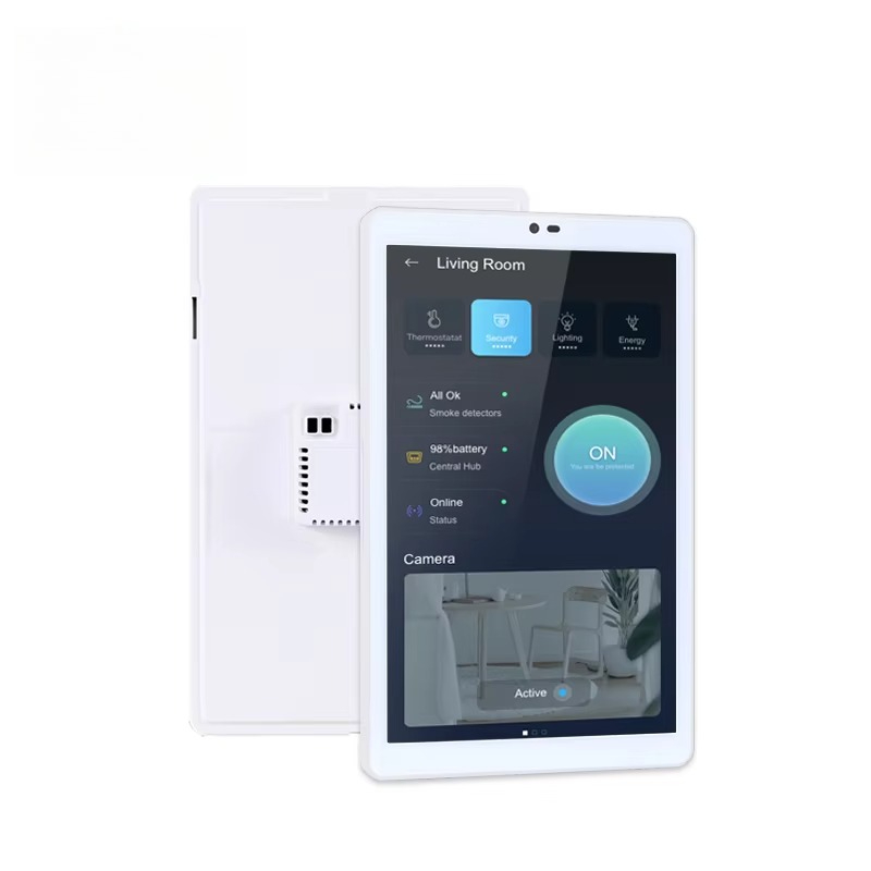 Smart Home Control Panel - YC-SM08P Beyaz/Siyah Renk Seçeneği, 8 İnç