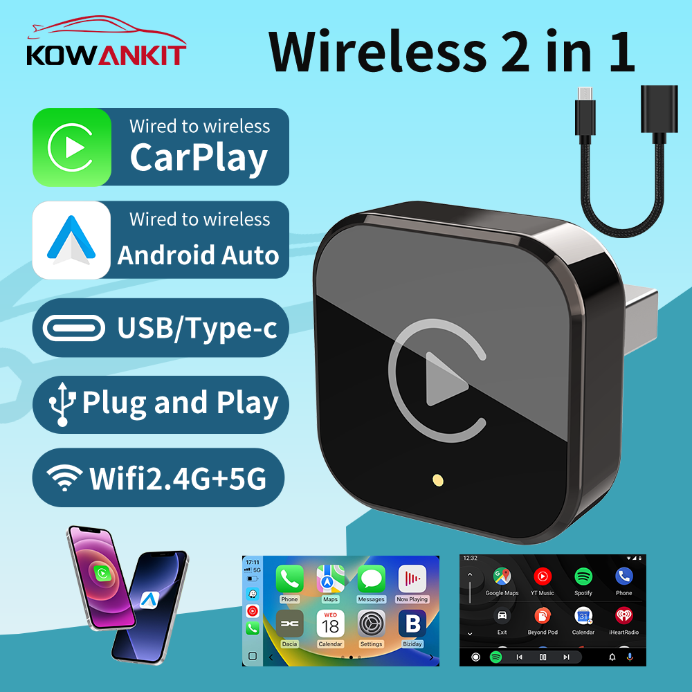 Wifi Smart Plug - Kablosuz Carplay Adaptörü Android Auto 2'si