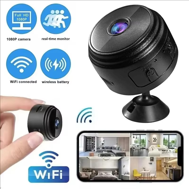 Smart Home Networking - A9 Mini Kameralar 1080P WiFi Akıllı