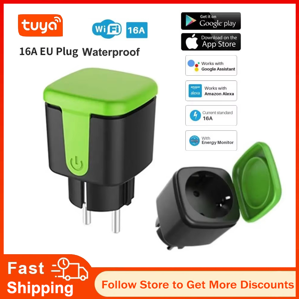 Wifi Smart Plug - Tuya EU 16A WiFi Akıllı Su