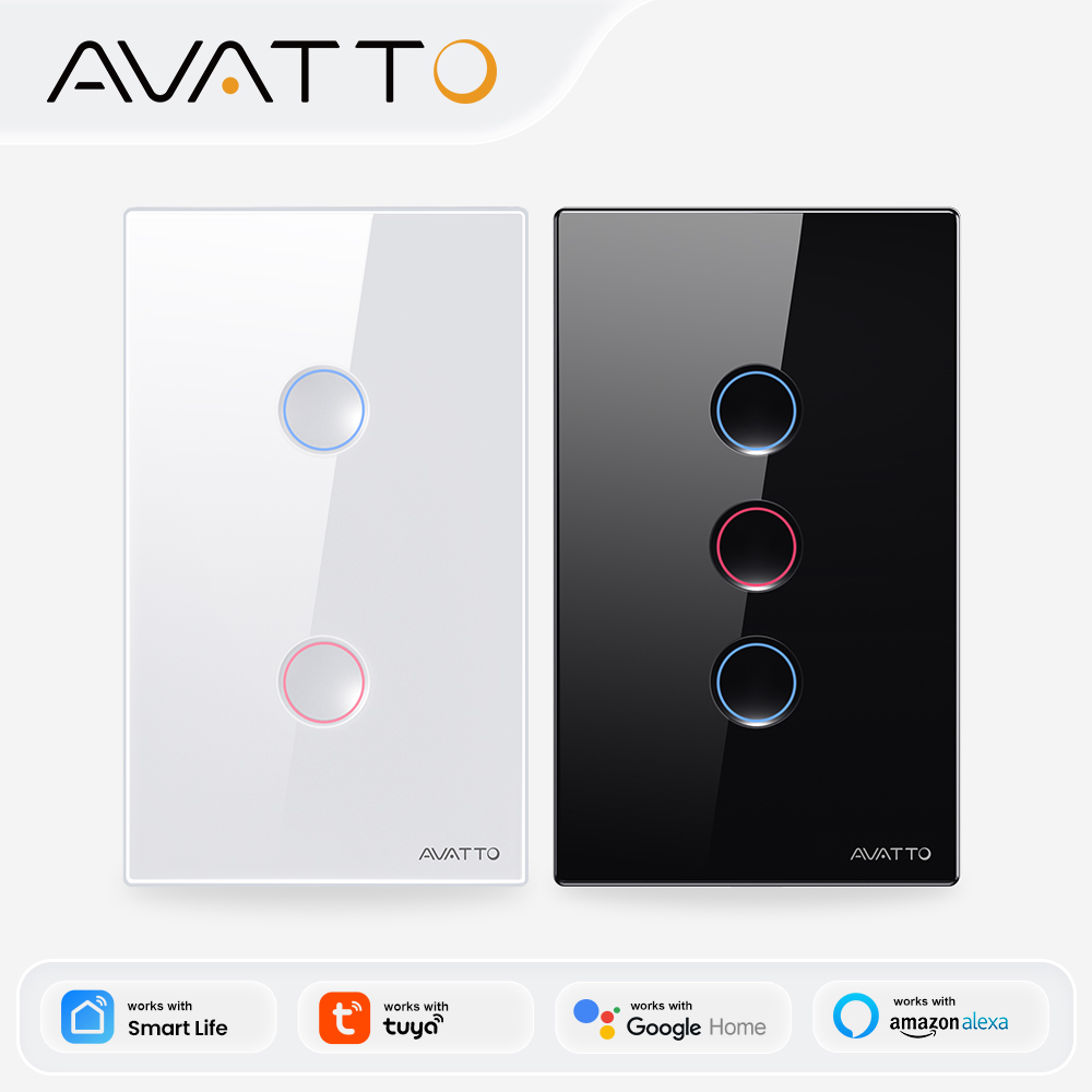 Tuya Smart Switch - AVATTO 1/2/3/4 Gang ZigBee Akıllı Işık