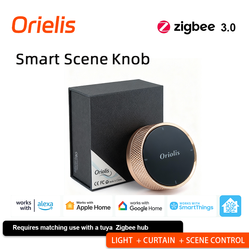 Tuya Smart Switch - ORIELIS Tuya Zigbee Akıllı Sahne Düğmesi