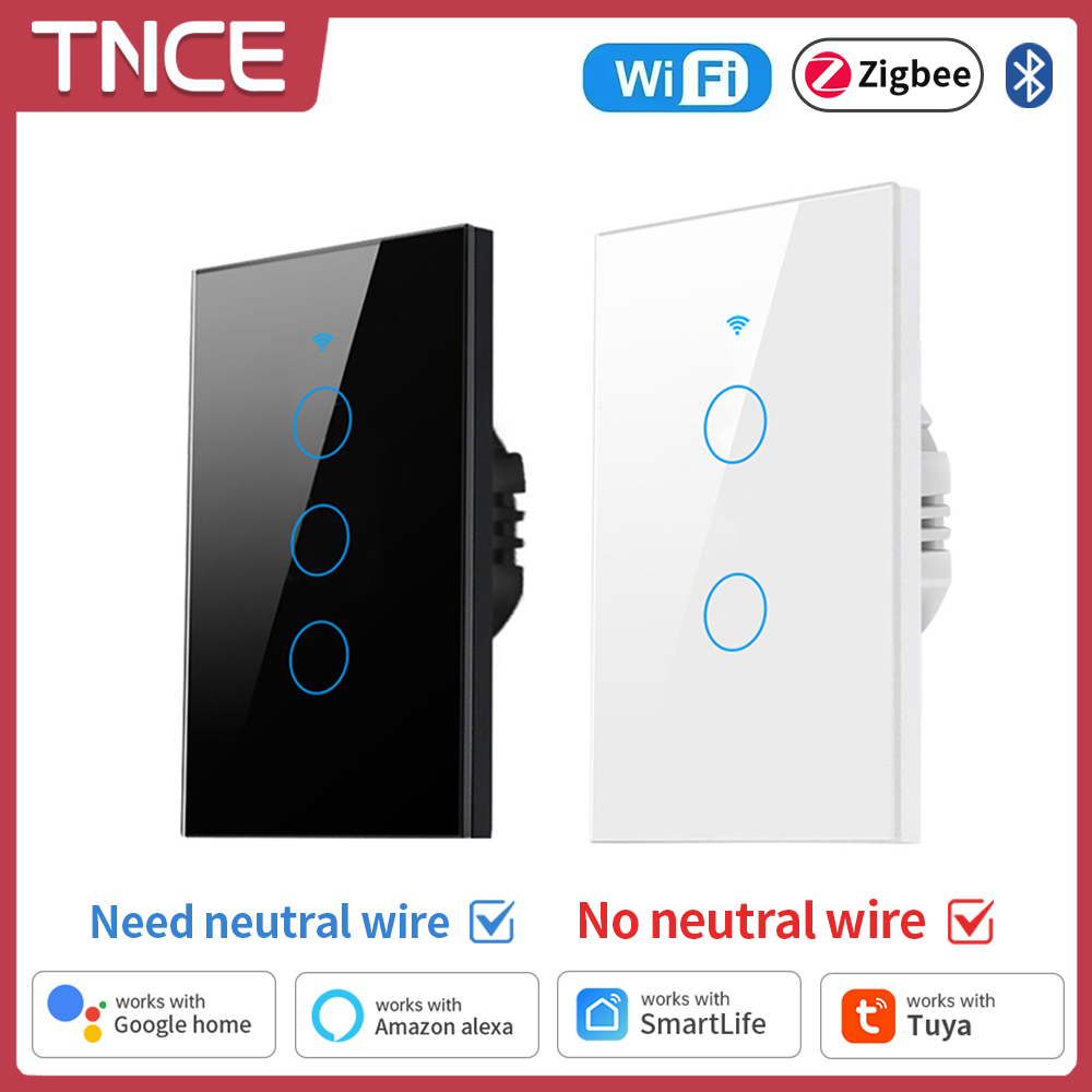 Tuya Smart Switch - TNCE Tuya WiFi/Zigbee akıllı işık anahtarı,