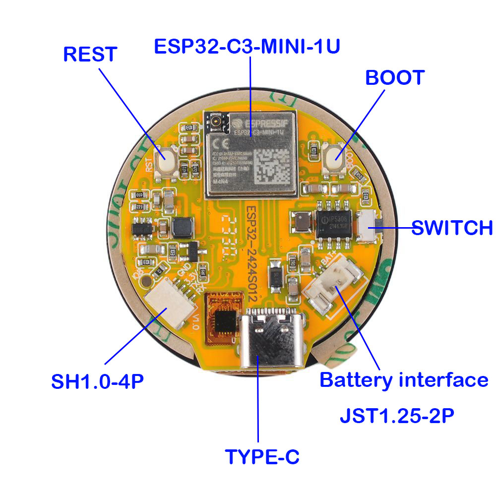 ESP32 ekran 1.28 inç ESP32-C3  - Smart Home Networking incelemesi ve fiyatı