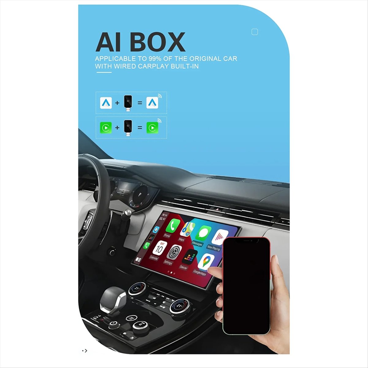 Kablosuz CarPlay Android Auto  - Wifi Smart Plug incelemesi ve fiyatı