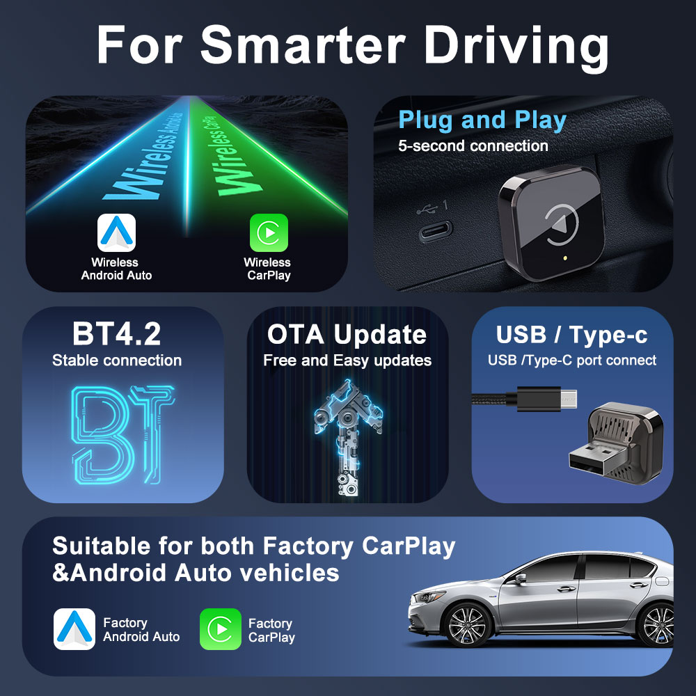 Kablosuz Carplay Adaptörü Andr - Wifi Smart Plug incelemesi ve fiyatı