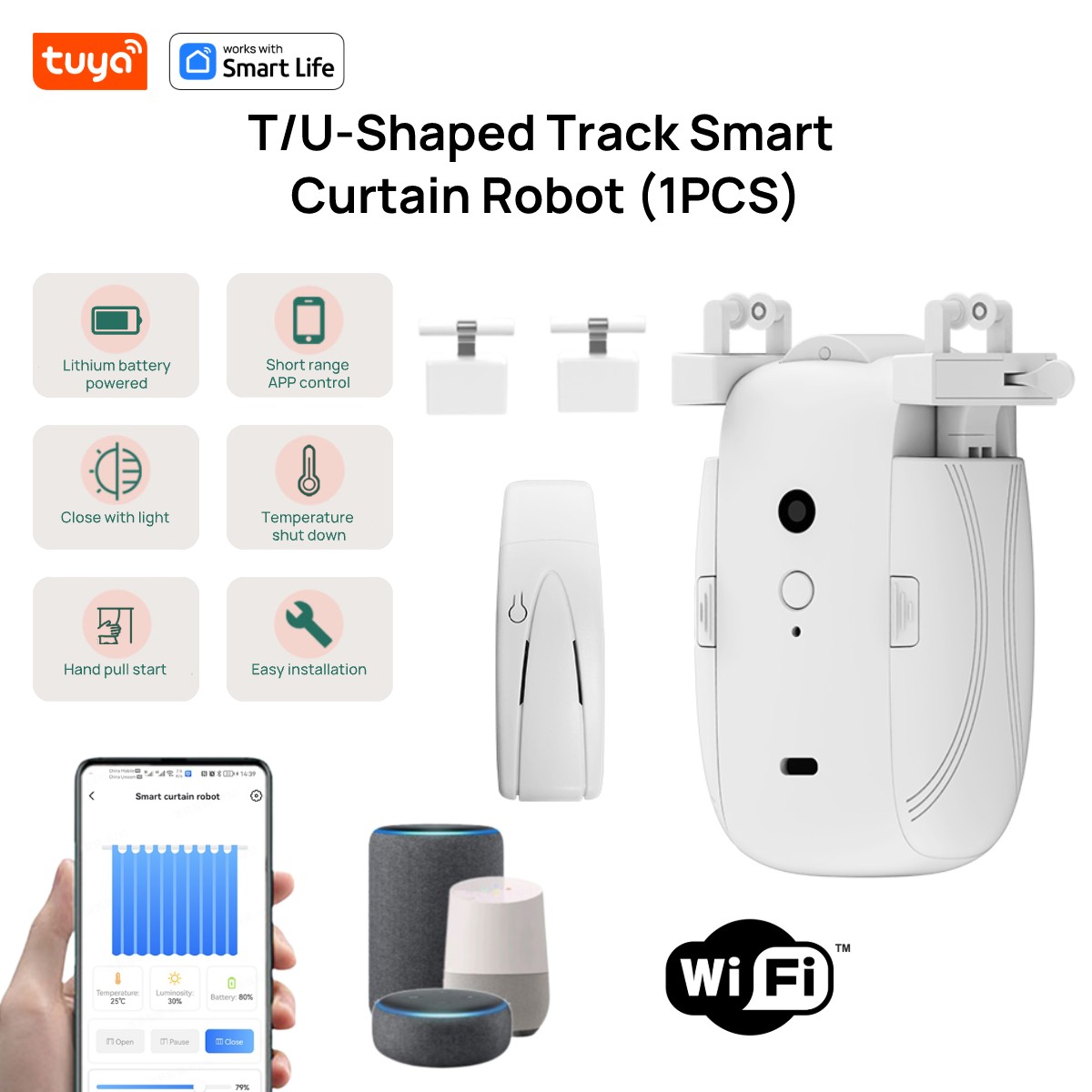 Tuya Akıllı WiFi Perde Robotu  - Smart Home Hub incelemesi ve fiyatı