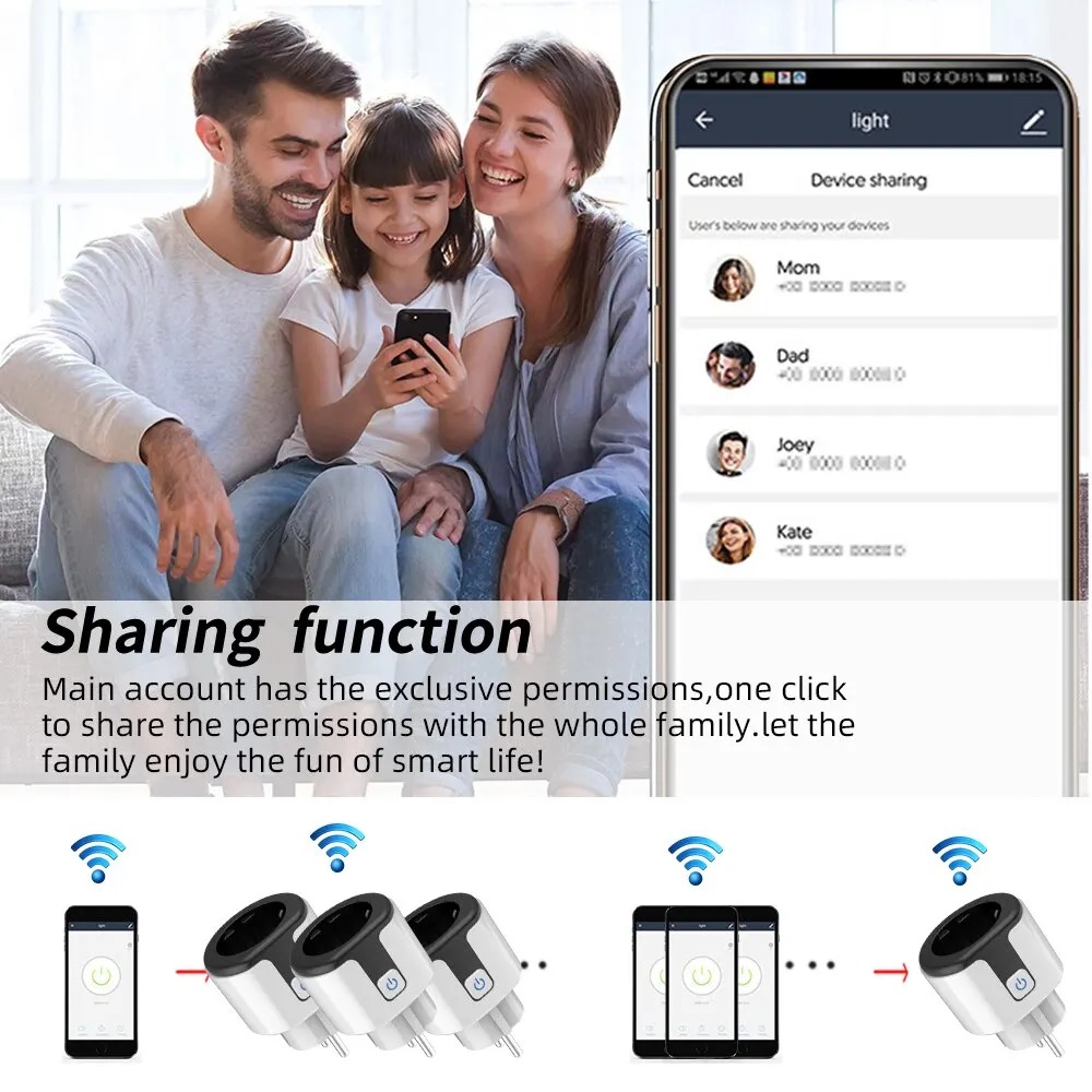 WiFi EU Akıllı Priz Tuya Uygul - Smart Home Proxmox incelemesi ve fiyatı