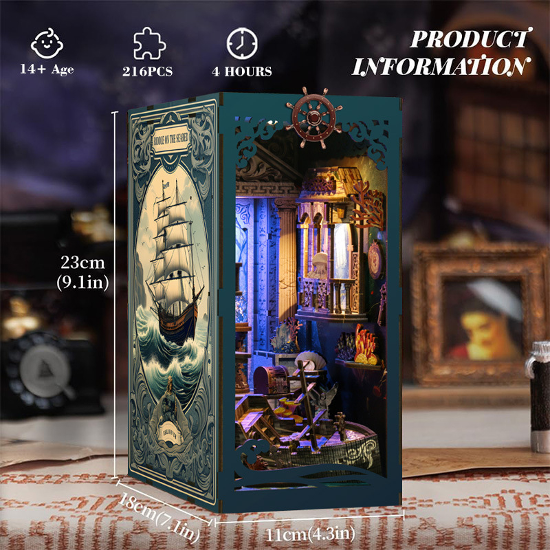 3D Ahşap DIY Kitap Ayracı Bulm - Smart Home Decor incelemesi ve fiyatı
