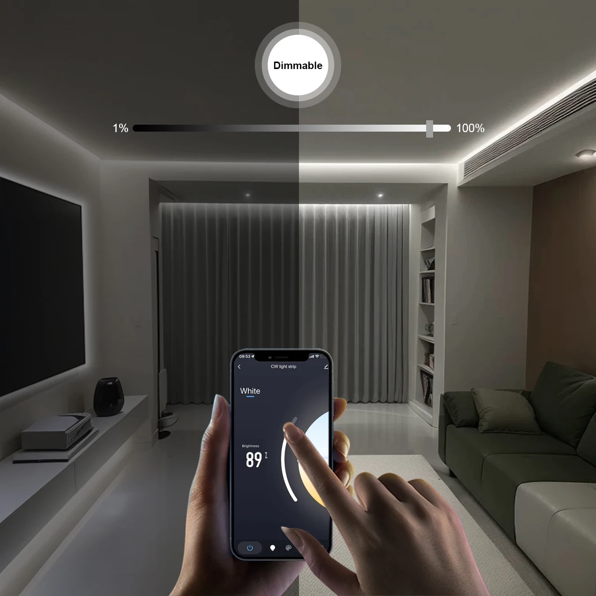 Zigbee 3.0 CCT 2700K-6500K Kıs - Smart Home Hub incelemesi ve fiyatı