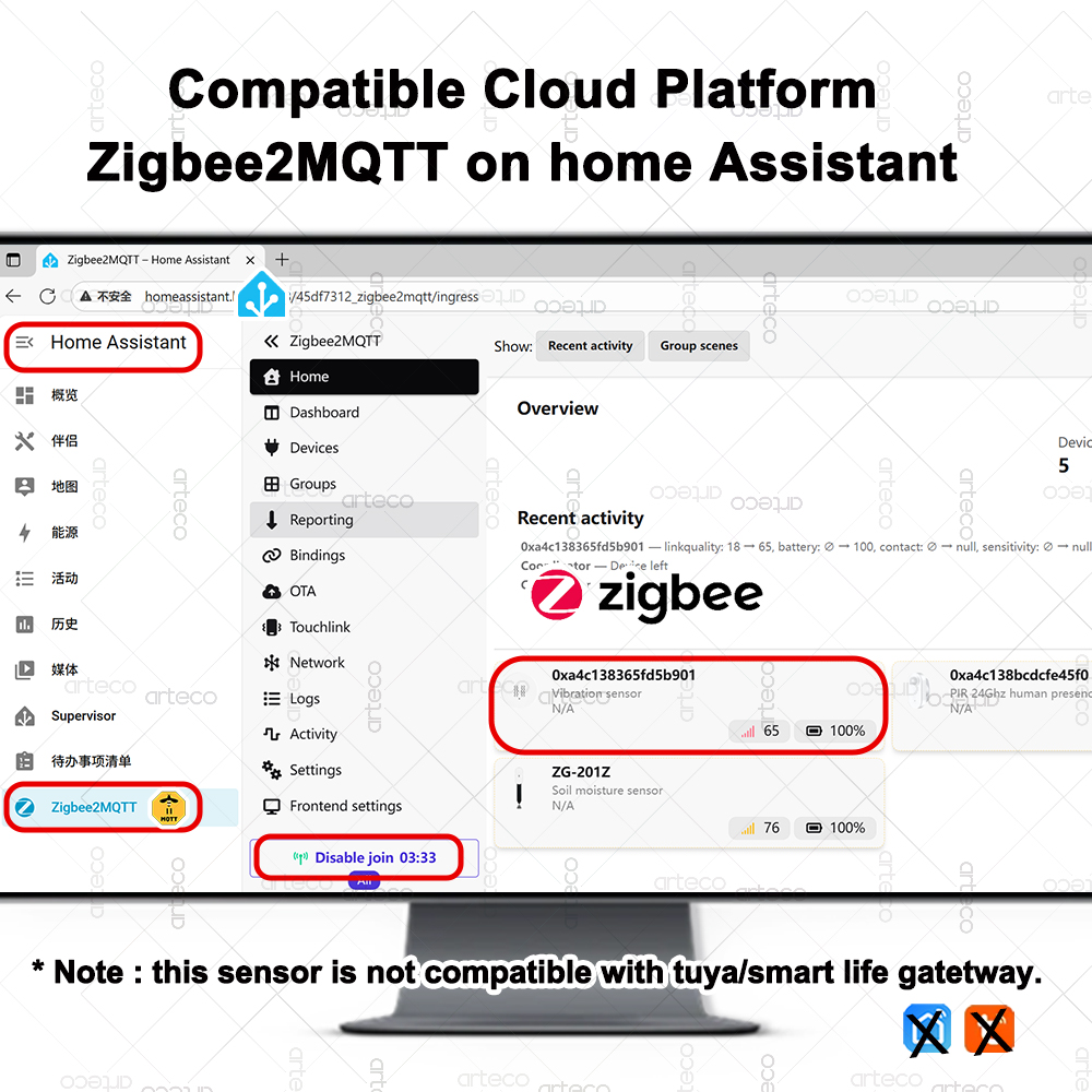 Akıllı ZigBee 3.0 Titreşim Sen - Smart Home Project incelemesi ve fiyatı