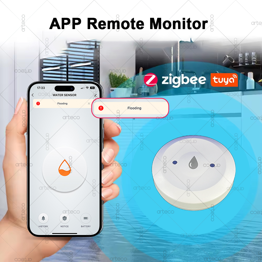 Tuya Akıllı Zigbee Su Sensörü  - Smart Home Project incelemesi ve fiyatı