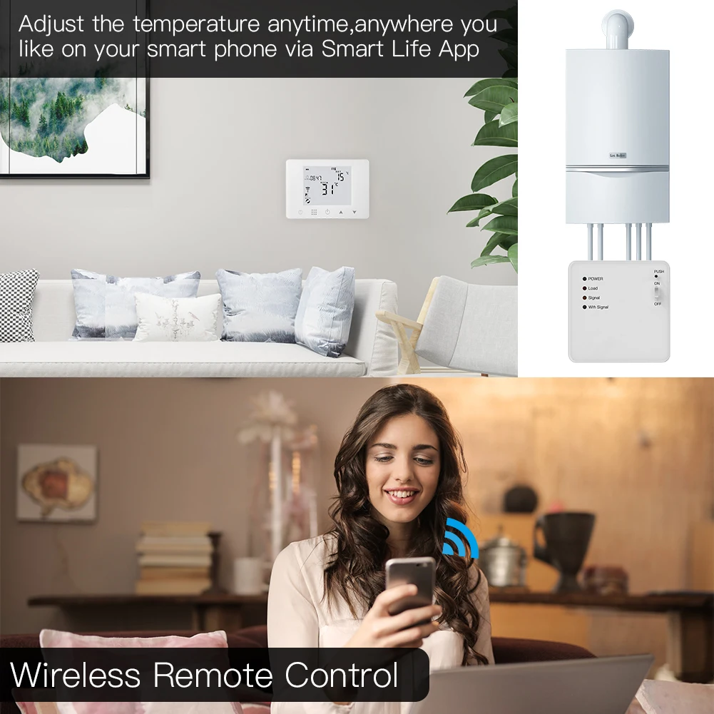 WiFi akıllı termostat duvar-hu - Smart Home Networking incelemesi ve fiyatı
