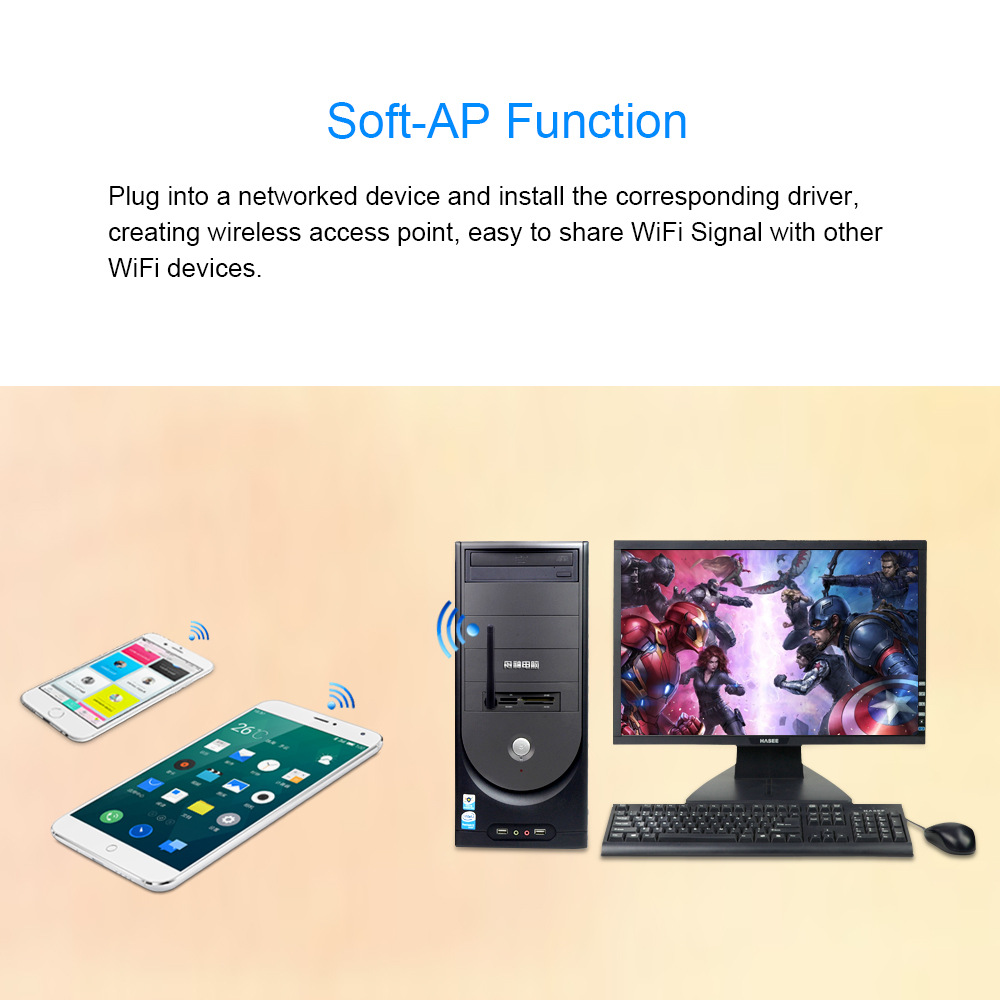 RTL8188 USB Mini Wifi Adaptörü - Smart Home For Pc incelemesi ve fiyatı