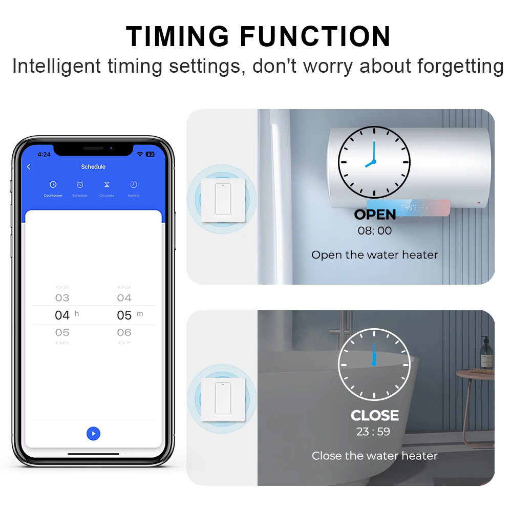 Akıllı Su Isıtıcı Anahtarı/WiF - Smart Home Button incelemesi ve fiyatı