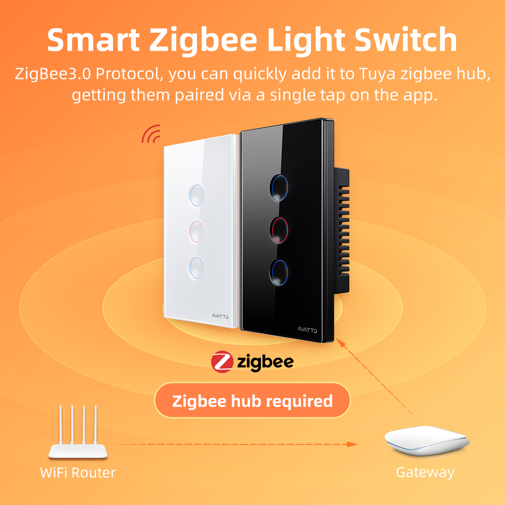 AVATTO 1/2/3/4 Gang ZigBee Akı - Tuya Smart Switch incelemesi ve fiyatı